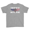 stand for the flag kneel for the cross Youth Tee