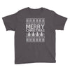 ugly merry christmas Youth Tee