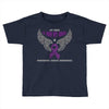 my hero is now my angel pancreatic cancer awareness Toddler T-shirt