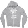 Super Cool Dad Of A Freaking Awesome Son Zipper Hoodie