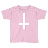 wasted youth inverted cross indie geek swag funny Toddler T-shirt