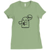 the ghost of disapproval Ladies Fitted T-Shirt