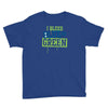 i bleed blue and green Youth Tee