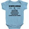 Scorpio Woman Baby Onesie