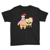 spongebob squarepants and patrick christmas Youth Tee