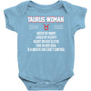 Taurus Woman Baby Onesie
