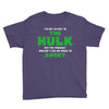 I'm Not Saying I'm The Hulk Youth Tee