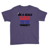 on a scale of one to america how free are you tonight Youth Tee
