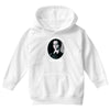 on wednesdays we wear black Youth Hoodie