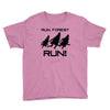 run forest run Youth Tee