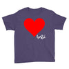 Besties Heart Family Matching Youth Tee