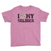 i love my soldier hunter camouflage Youth Tee