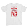 horror movies, pizza and beer Youth Tee
