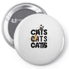 cats cats cats Pin-back button