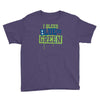 i bleed blue and green Youth Tee