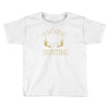 i'd rather be hunting deer antlers ammo hunt gear merica cool Toddler T-shirt