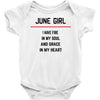 June Girl Baby Onesie