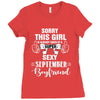 sorry this girl is already taken by a super sexy september boyfriend Ladies Fitted T-Shirt