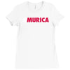 #murica Ladies Fitted T-Shirt