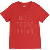 Not Today Satan V-Neck Tee