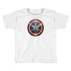cotton captain america shield distressed, ideal gift or present Toddler T-shirt