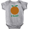 orange uglad Baby Onesie