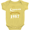 queens are born in 1987 Baby Onesie