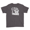 i like trains Youth Tee