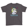 unicorns are born in february cute unicorn Youth Tee