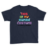 This Is My Human Costume I'm Really A Unicorn Youth Tee