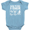 how to kill a zombie funny zombie apocalypse undead t dead shoot Baby Onesie