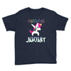 january  born unicorns Youth Tee