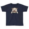 cute pug dog Toddler T-shirt