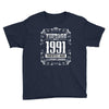 vintage made in 1991 perfectly aged a living legend Youth Tee
