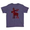 lumberjack reindeer Youth Tee