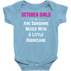 October Girls Baby Onesie