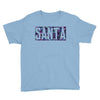 santa colorful glitter Youth Tee