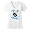 Pop Pop is my Name Fishing Is My Game Women's V-Neck T-Shirt