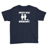 under new management stag night wedding mens Youth Tee