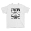 legends were born in october genuıne 1996 qualıty one kind of aged l Youth Tee