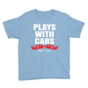 Plays With Cars Youth Tee