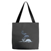 dolphin rider Tote Bags
