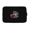 it's a christmas movies and hot chocolate kind of day Laptop sleeve