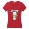 caffeinate! Women's V-Neck T-Shirt