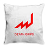 Death Grips Throw Pillow