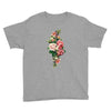breast cancer flowers Youth Tee