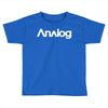 analog white logo Toddler T-shirt