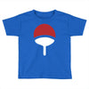 uchiha clan symbol crest   anime itachi sasuke naruto cosplay gift tee Toddler T-shirt