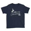 merry christmas flower Youth Tee