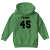 Trump 45 jersey number Youth Hoodie